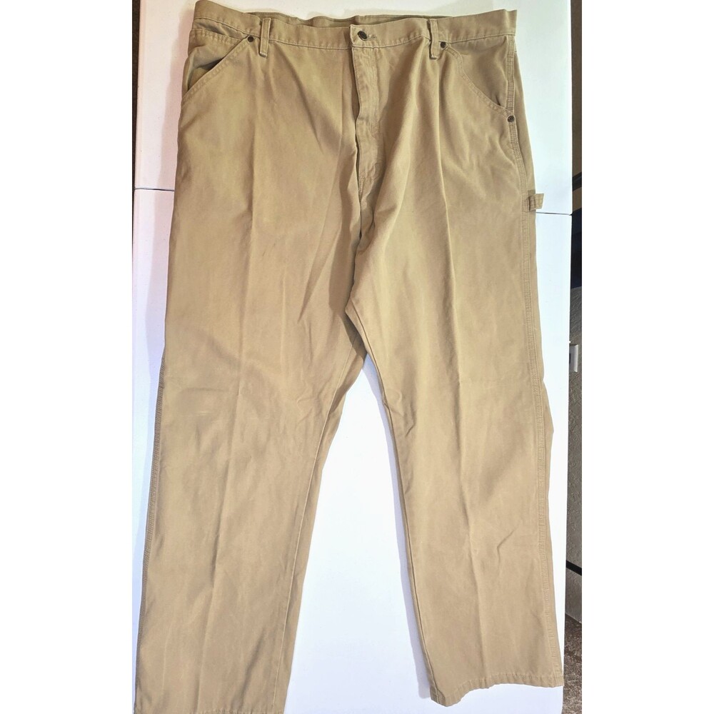 Wrangler Authentics Carpenter Pants Men's 42x32  Brown Workwear Work Casual